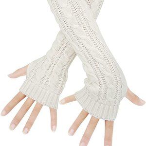 Arm Warmers Long Fingerless Gloves New in Package